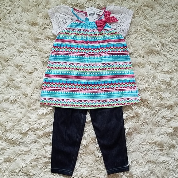 Good Lad Other - Good Lad 2 piece Aztec top and jegging set